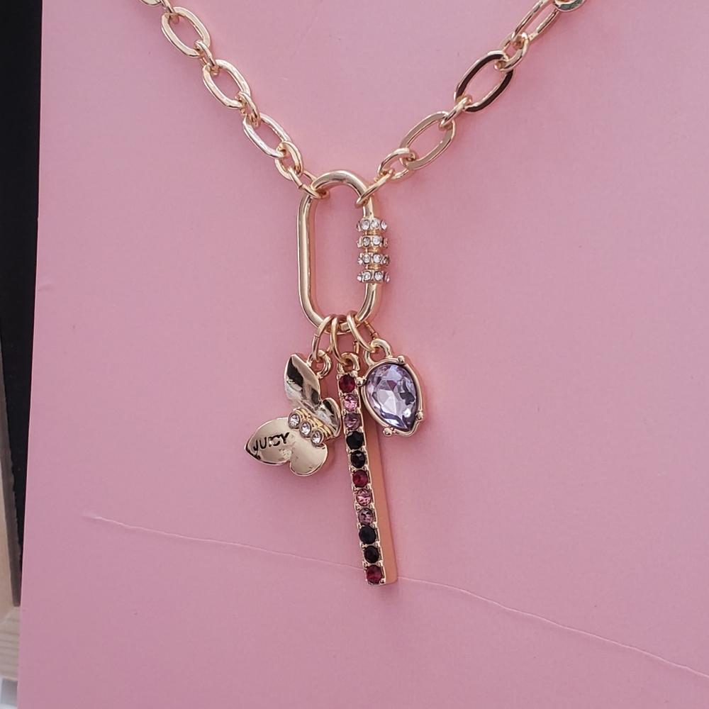 Juicy Couture Charmed Butterfly Necklace 🦋 - Picture 5 of 10